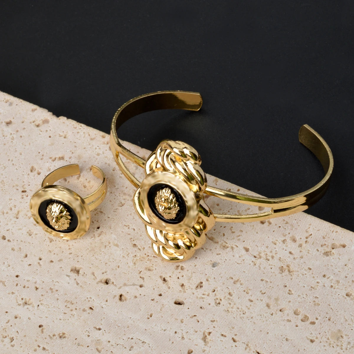 Luxury Dubai Jewelry Set for Women 18K gold