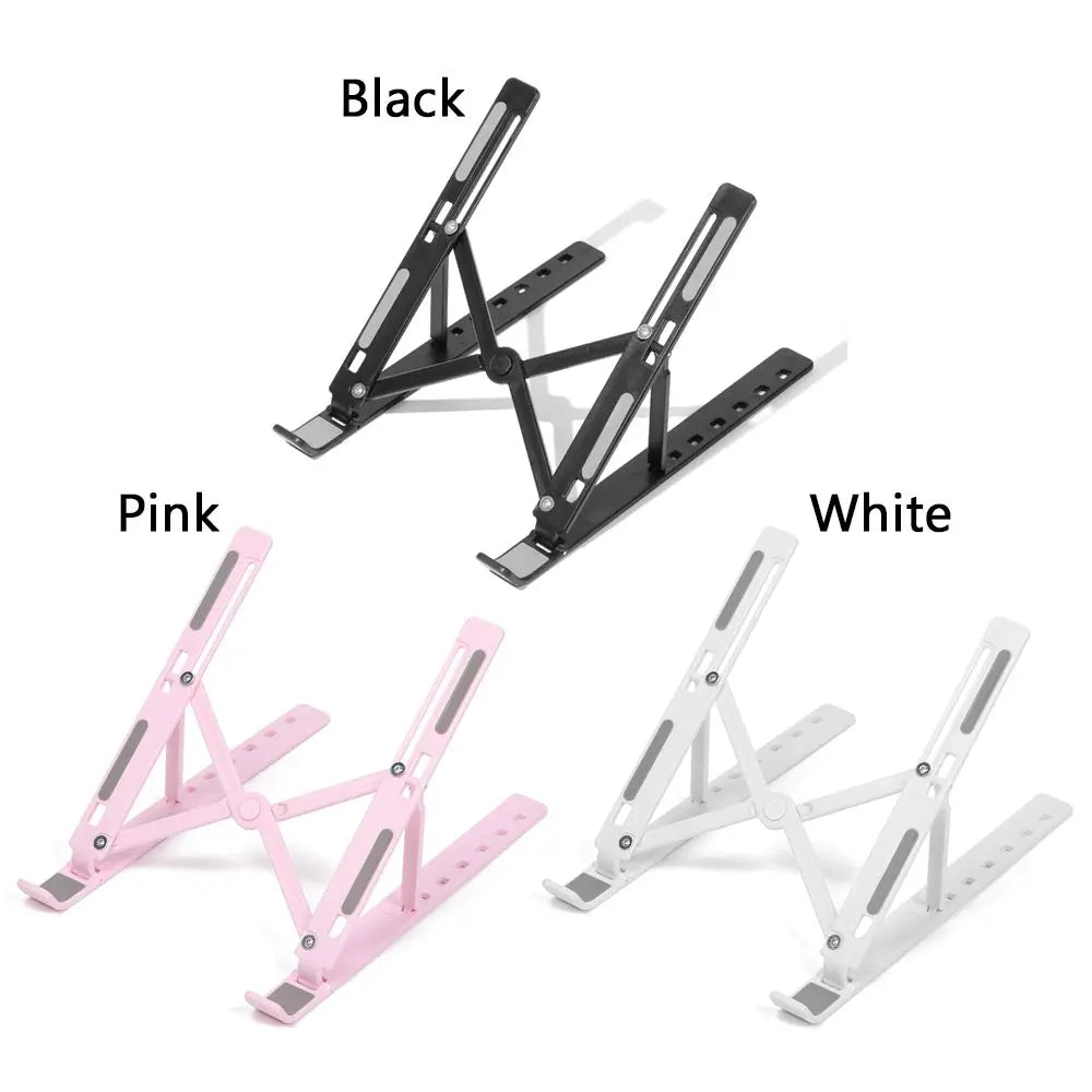Adjustable Laptop Stand Folding Portable Desktop Holder Office Supplies Support For Notebook Computer Macbook Pro Air iPad
