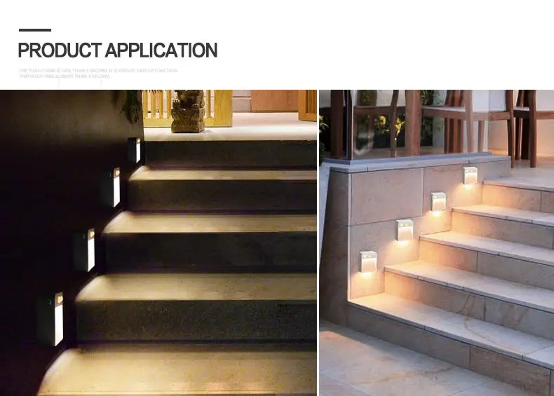 AA Battery Powered Wall Lamp, PIR Motion Sensor, Auto On, Off, Cabinet, Stairs Lighting
