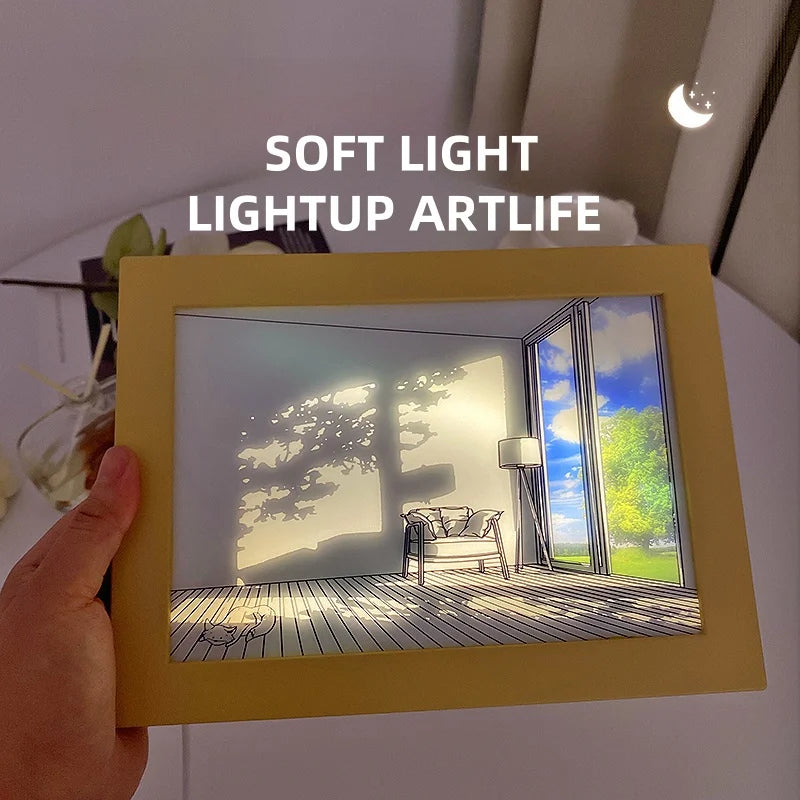 Painting Indoor Sunlight Window Wooden Photo Light