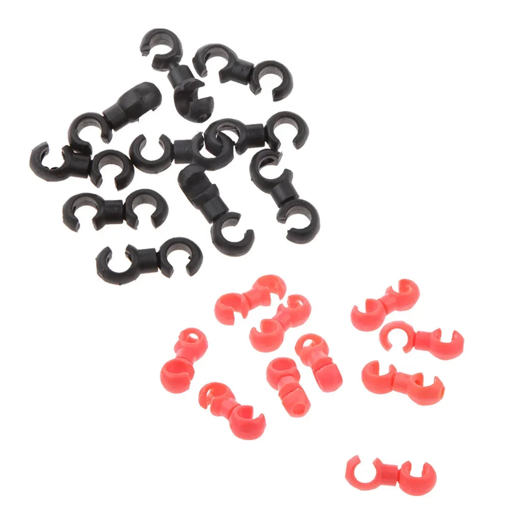 10pcs Bicycle Rotatable Line Pipe Buckle MTB Bike Derailleur Shift Cable Clips