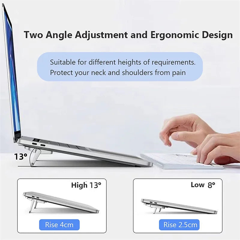 Portable Mini Laptop Stand for Computer Keyboard Holder AdjustableLegs Laptop Stands for Macbook Pro Air Pc Notebook Bracket