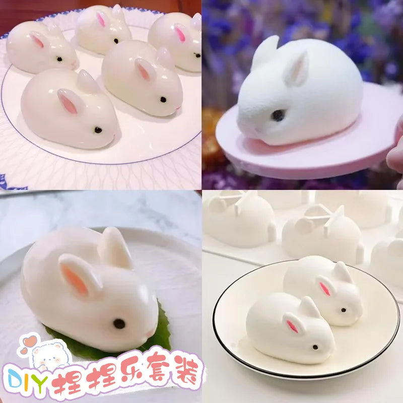 DIY Taba Squishy Kit Silicone Squishy Maker Fufu Squishies Making Kits Silicone Rubber DIY Stress Relief Toys Decompression Gift