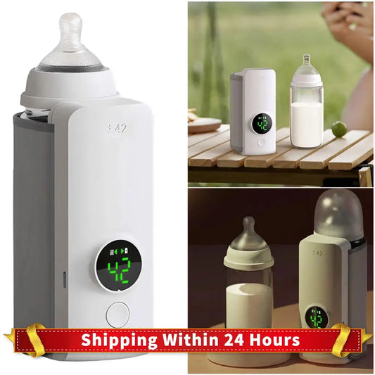 Cordless Milk Warmer with Temperature Control Baby Bottle Warmer Travel Warmer for Comfortable Baby Feeding On The Go