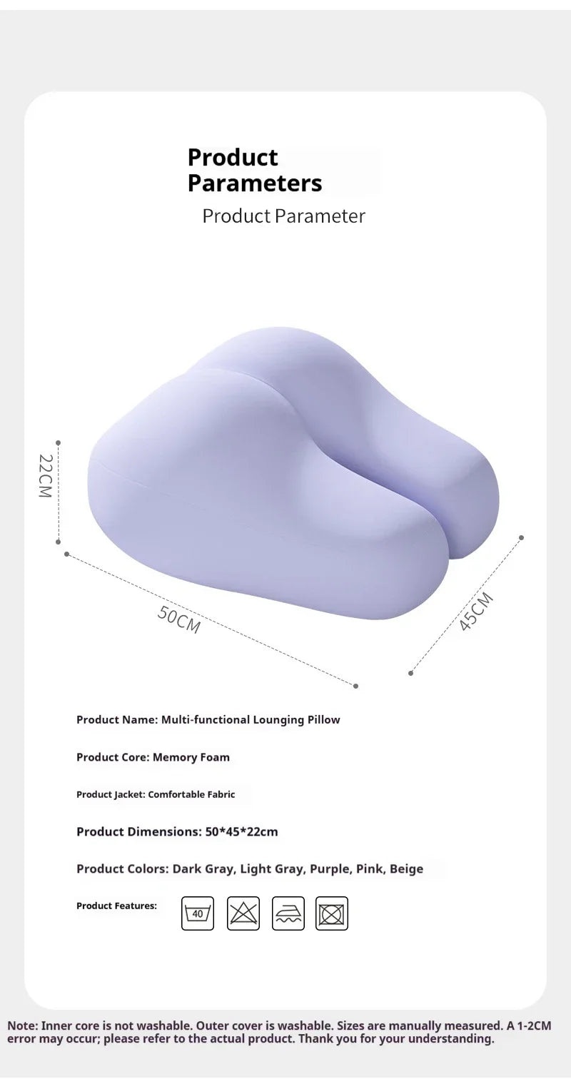 Hip-shaped Pillow for Stomach Sleeping,