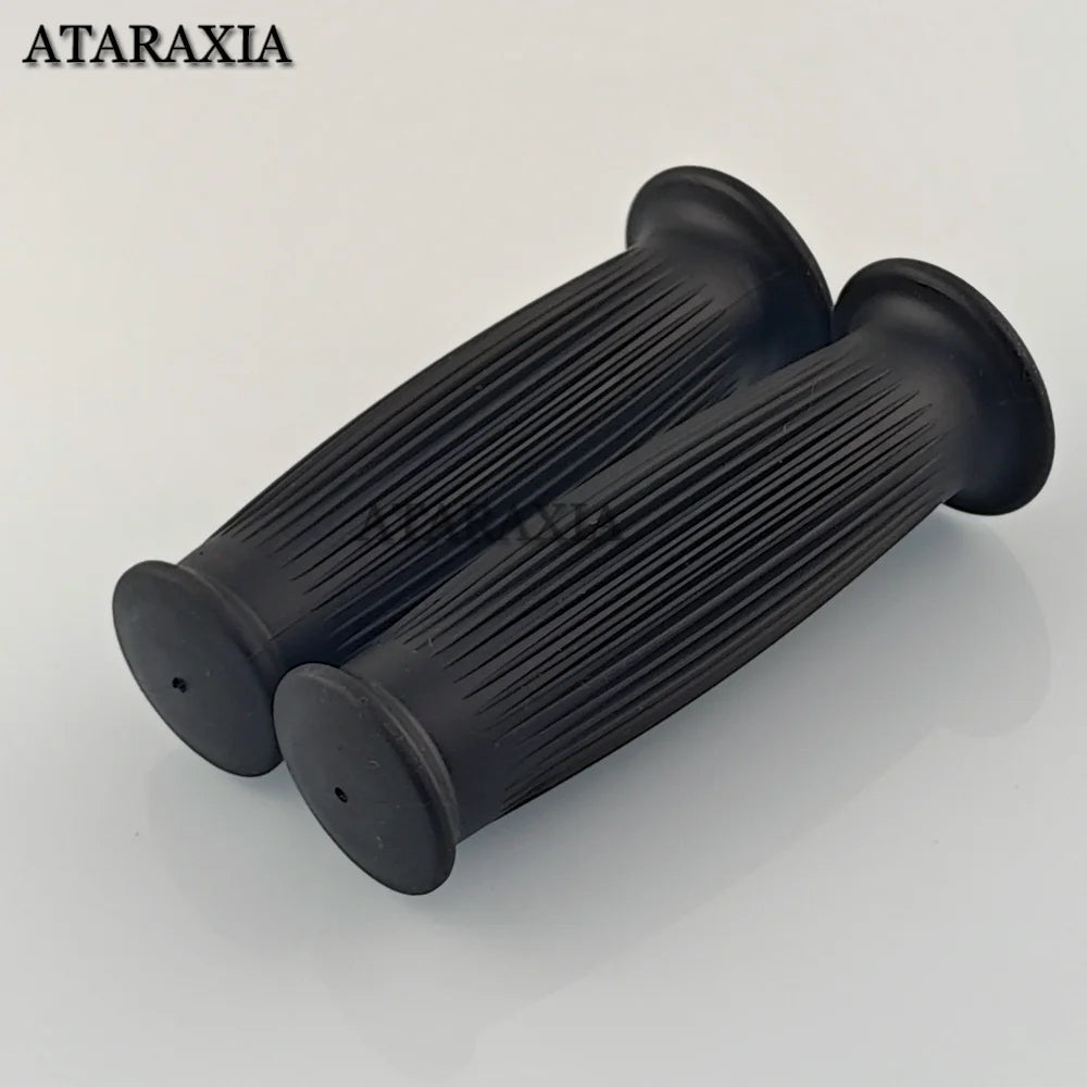 Universal 7/8" 22mm 24mm Retro Motorcycle Hand Grips Non-slip Rubber Handlebar Grips for Moto Scooter Motocross Motorbike Grips