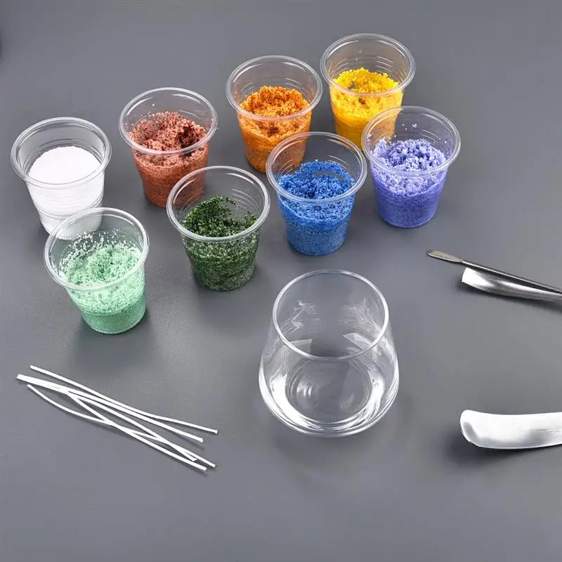 Sand Painting Wax Colorful Granular Pearl Wax DIY Candle Making Materials For Candle Handmade Supplies For Colour Sand Wax