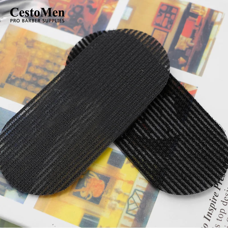 Bangs Hair Gripper Sticker Hairdressing Magic Nylon Barber Grippers Mens Oil Head Engrave Cutting Styling Accessories