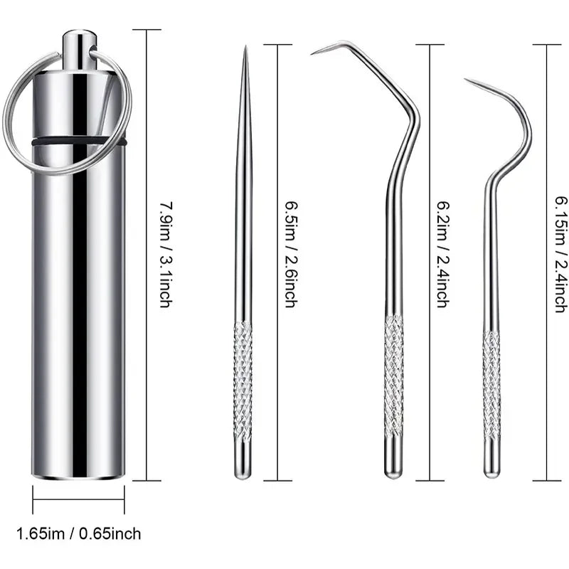 Reusable Stainless Steel Toothpicks