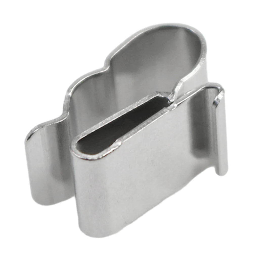 10/30/100Pcs Wire Clips Cable Trailer Photovoltaic Solar Panel Wire Clamps Clip Organizer Stainless Steel Management Harness Rop