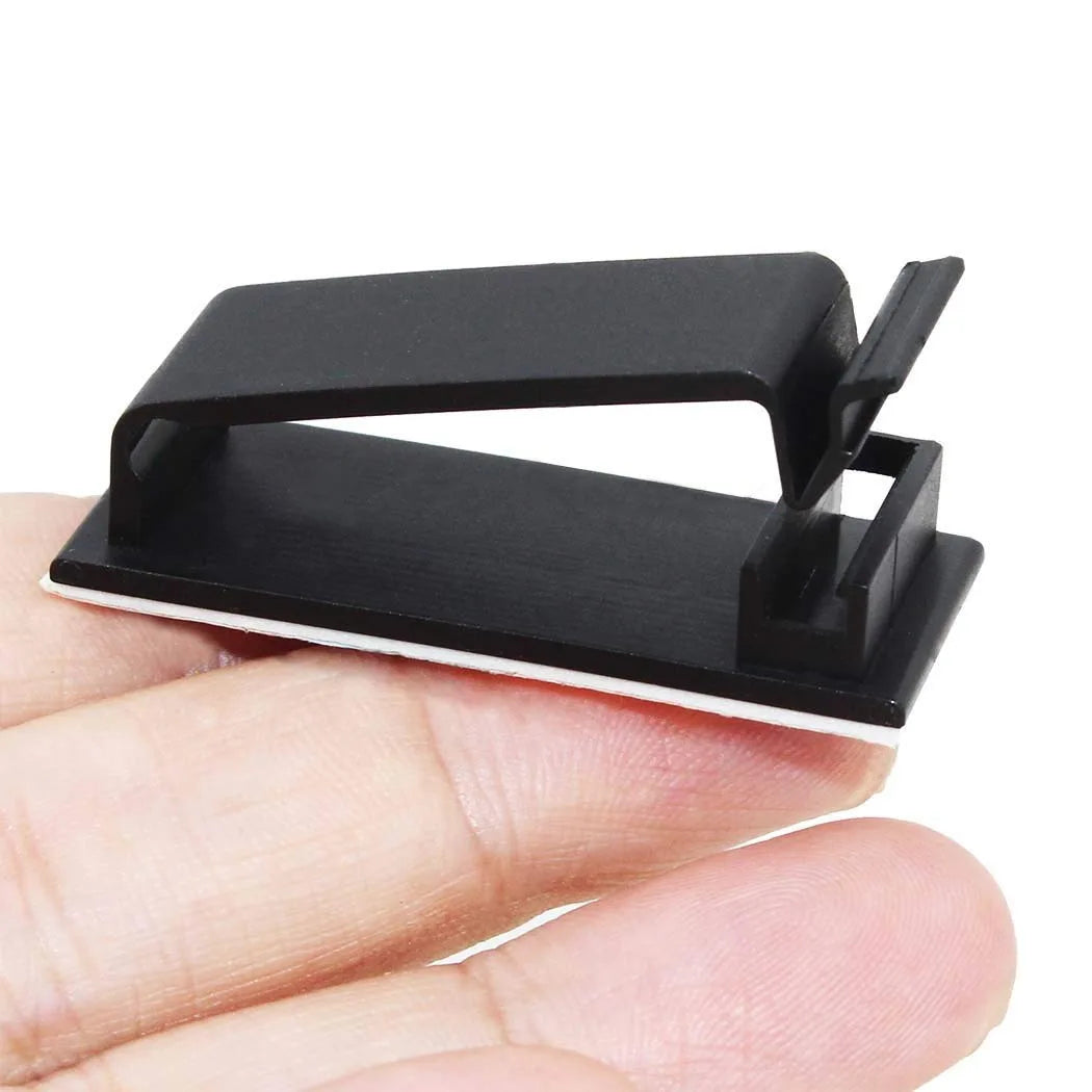 5/10Pcs Cable Clips Self Adhesive Cable Management Clips Cord Organizer Wire Clips Cord Holder for Appliances PC Home Office