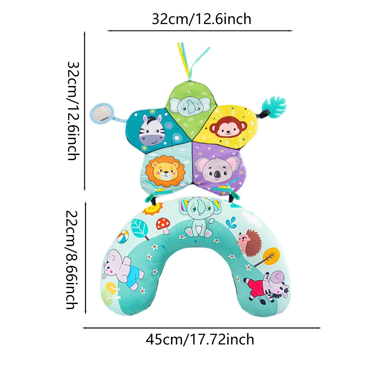 Baby Tummy Pillow - Newborn Head Support & Training,