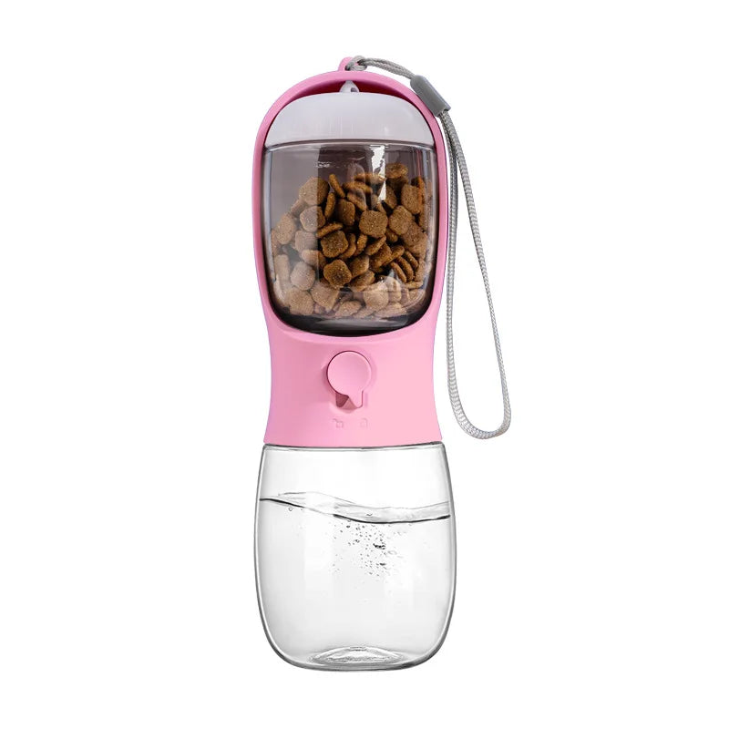 Dog Water Bottle for Dogs Cats Food Feeder Bowls Outdoor Travel Leakproof Puppy Drinking Container Water Dispenser for Pets