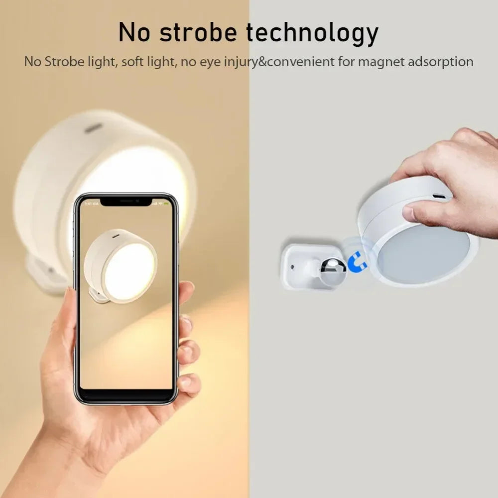 Wall Lights Battery Operated 360° Rotatable Touch Control Wall lamp