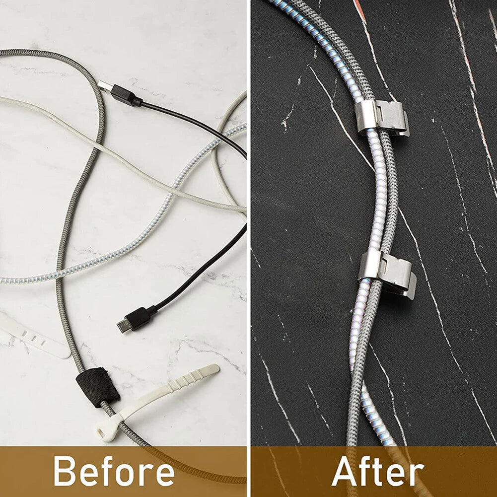 10/30/100Pcs Wire Clips Cable Trailer Photovoltaic Solar Panel Wire Clamps Clip Organizer Stainless Steel Management Harness Rop