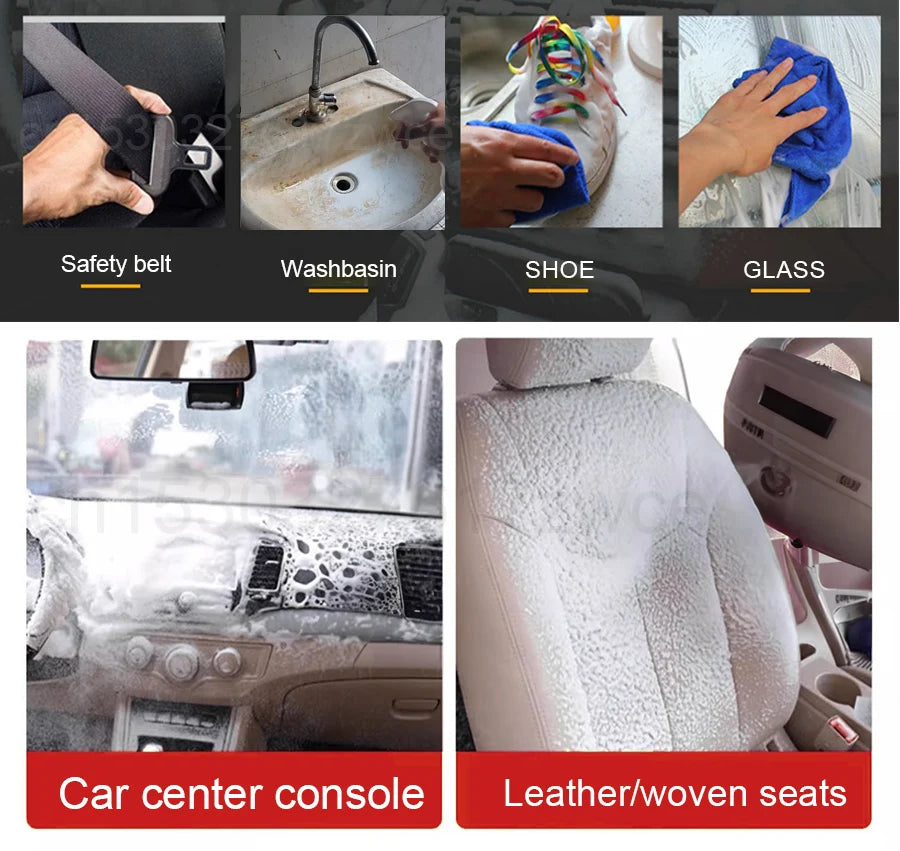 Auto Multi-Purpose Foam Cleaner Rust Remover Cleaning Car House Seat Car Interior Accessories Home Kitchen Cleaning Foam Spray