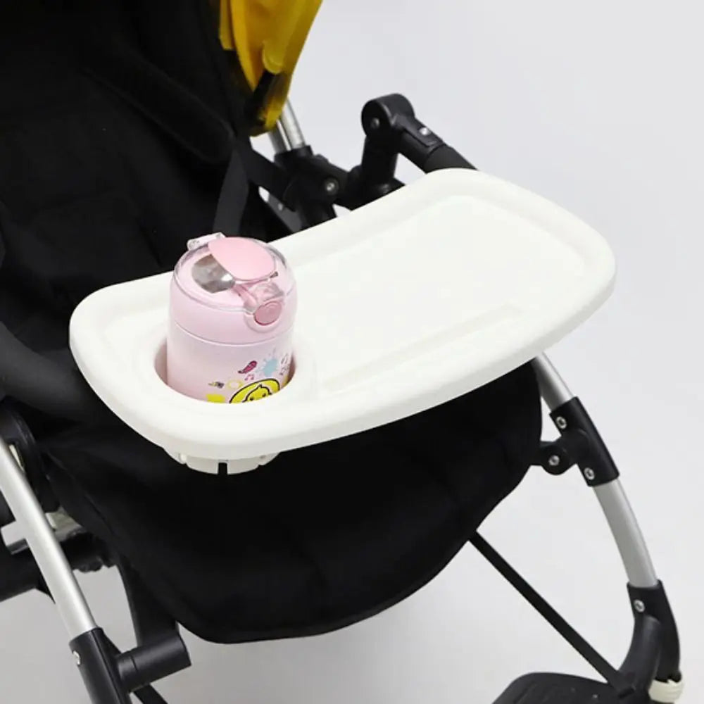Snack Tray Baby Stroller Dinner Table Tray Baby Stroller Dinner Table Milk Bottle Cup Holder Cart Pram Snack Tray