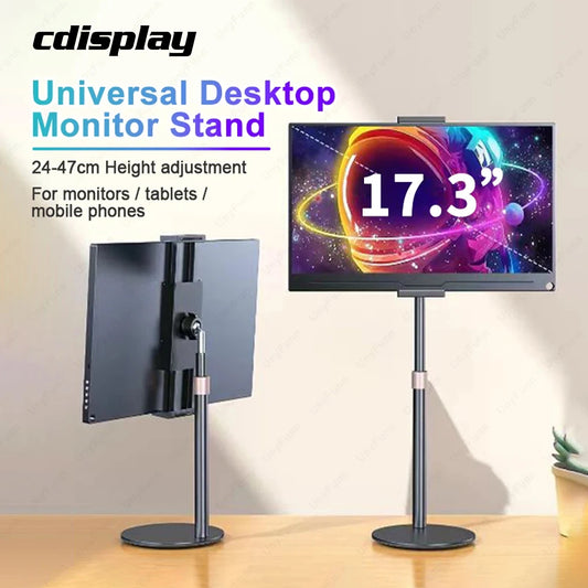 Cdisplay Portable Monitor Stand Adjustable Height Desktop Stand For Phone IPad Tablet Holder  Laptop computer Stand Accessories