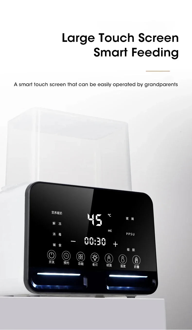 Baby Bottle Warmer for Newborn with Accurate Temperature Control Timer Fast Multifunctional for Baby Milk Food Accessories