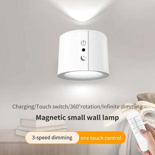 LED Wall Sconces Light Touch Control  Wall Lamp 360 Rotatable