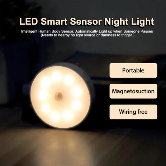LED Night Light Smart Human Body Sensor