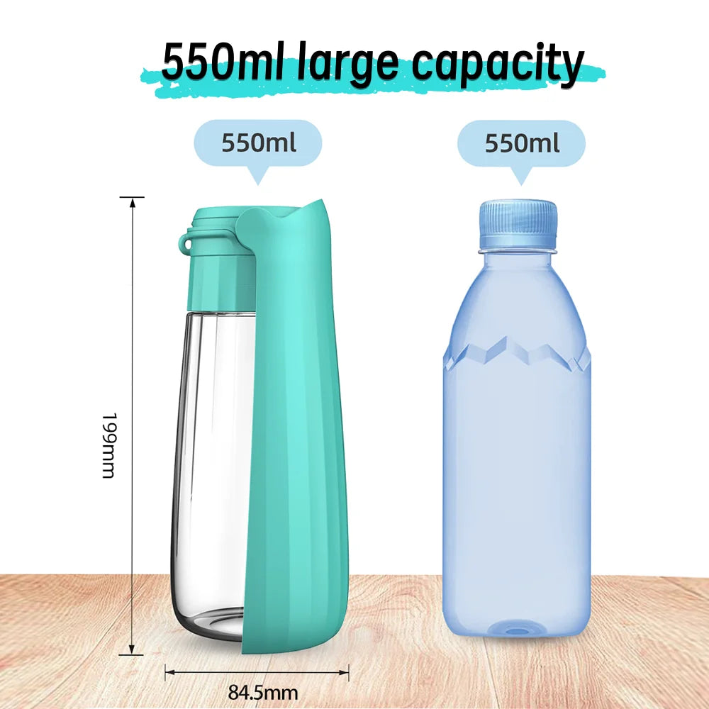 Portable Dog Water Bottle for Large Dogs Outdoor Foldable Leak Proof High Capacity Pet Drinking Bowl Labrador Bulldog Supplies