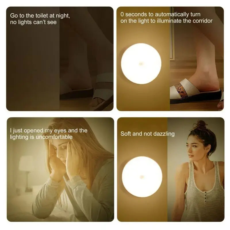 LED Night Light Smart Human Body Sensor