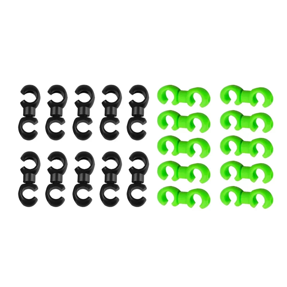 10pcs Bicycle Rotatable Line Pipe Buckle MTB Bike Derailleur Shift Cable Clips