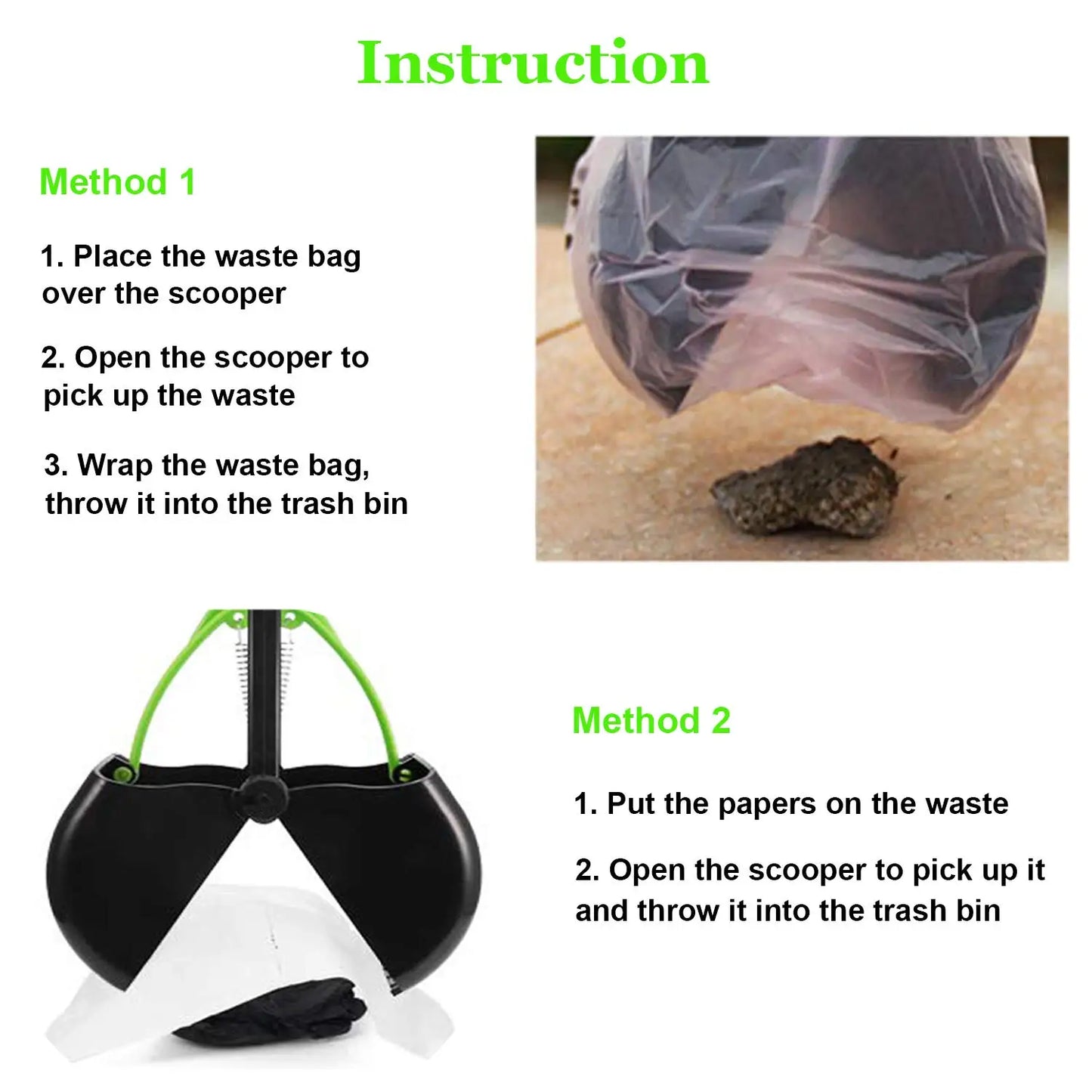 Foldable Dog Poop Scooper
