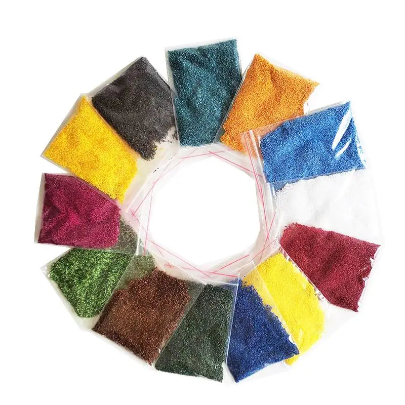 10G/50G Colorful Combustible Sand Wax Handmade Aromatherapy Candle DIY Creative Sand Painting Pillar Wax Handcraft Festival Gift