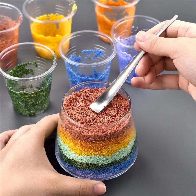 10G/50G Colorful Combustible Sand Wax Handmade Aromatherapy Candle DIY Creative Sand Painting Pillar Wax Handcraft Festival Gift