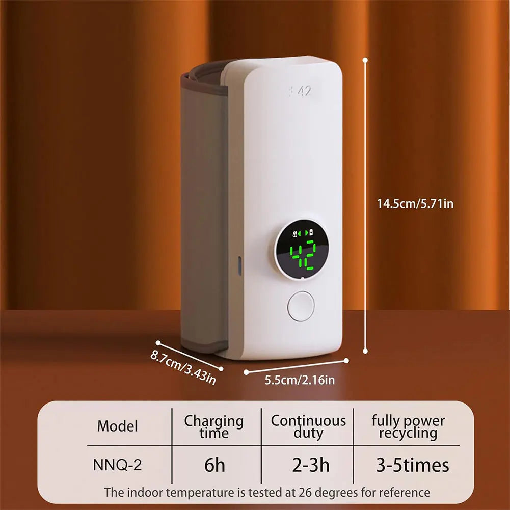 6000mAh USB Portable Rechargeable Milk Warmer for Baby Outdoor Constant Temperature Bottle Insulation Cover and Milk Heating