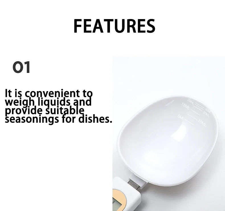 Digital Kitchen Spoon Scale