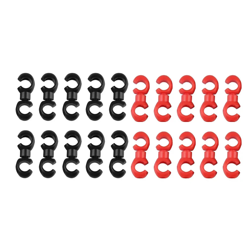 10pcs Bicycle Rotatable Line Pipe Buckle MTB Bike Derailleur Shift Cable Clips