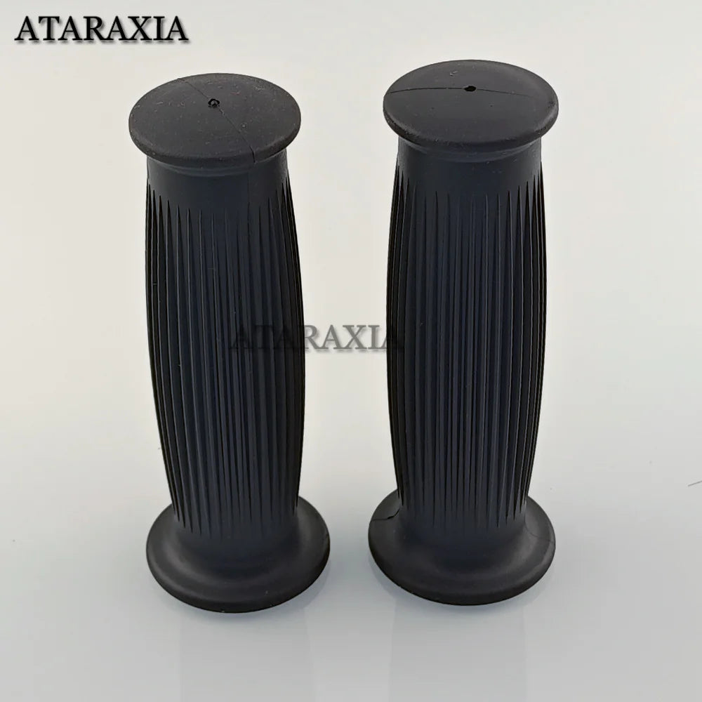 Universal 7/8" 22mm 24mm Retro Motorcycle Hand Grips Non-slip Rubber Handlebar Grips for Moto Scooter Motocross Motorbike Grips