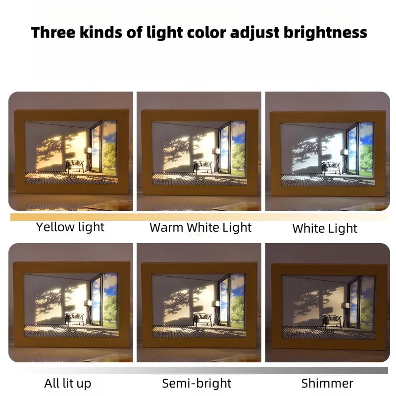 Painting Indoor Sunlight Window Wooden Photo Light