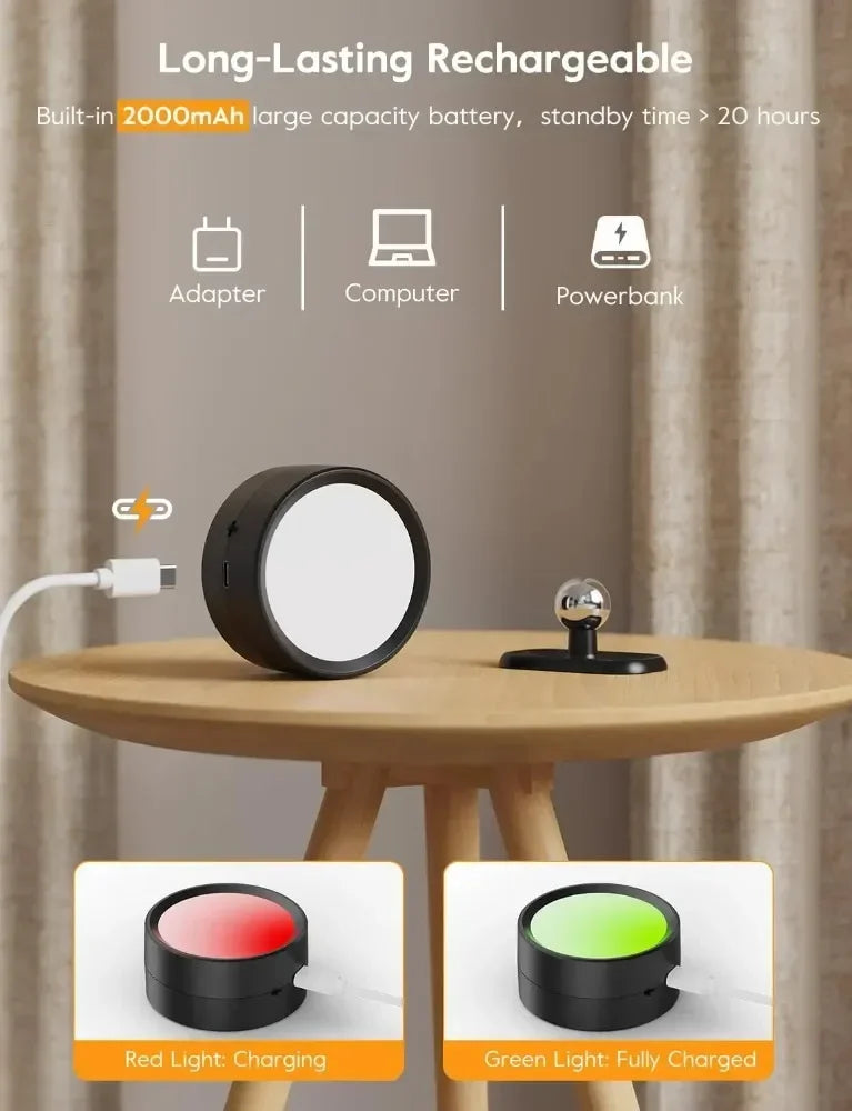 Wall Lights Battery Operated 360° Rotatable Touch Control Wall lamp