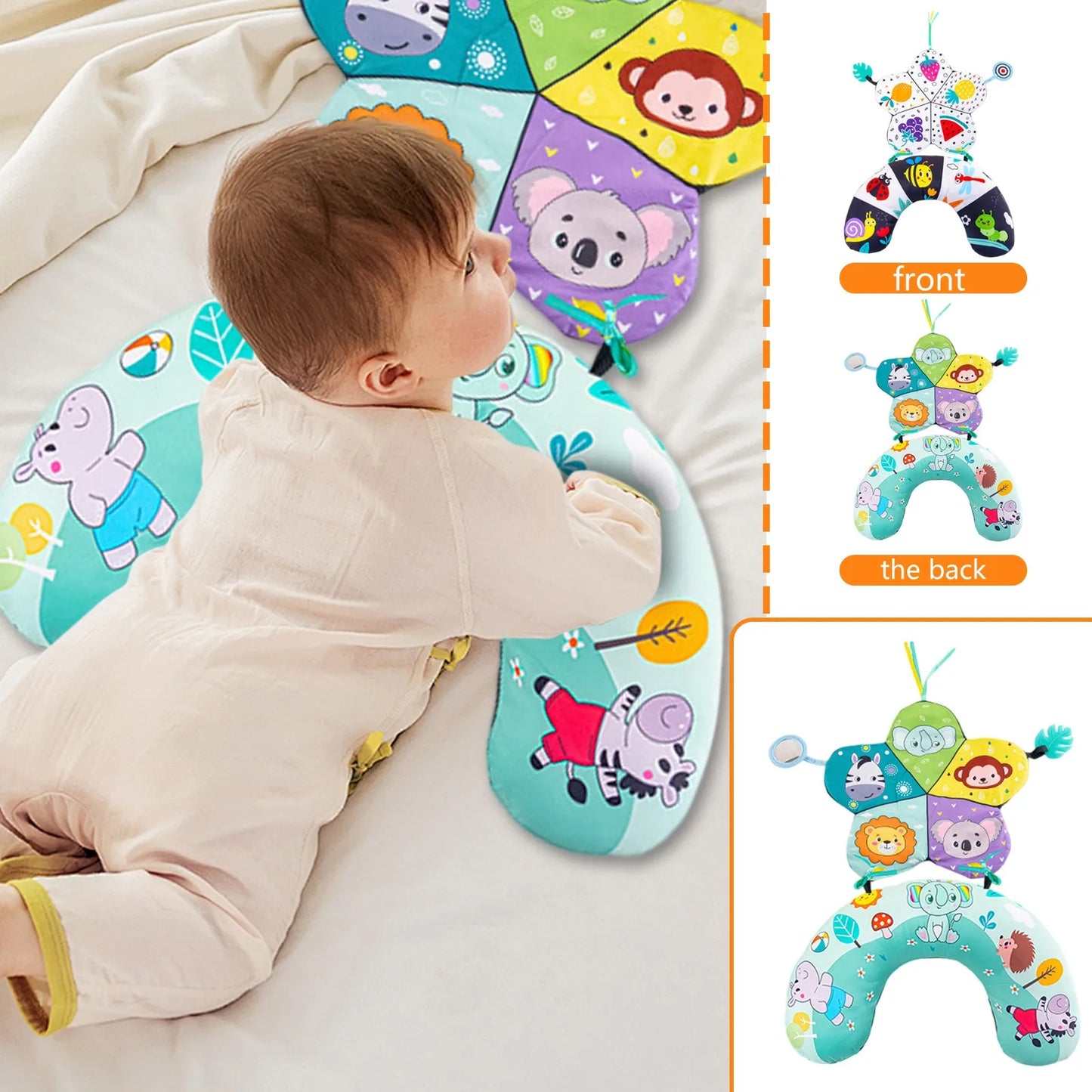 Baby Tummy Pillow - Newborn Head Support & Training,