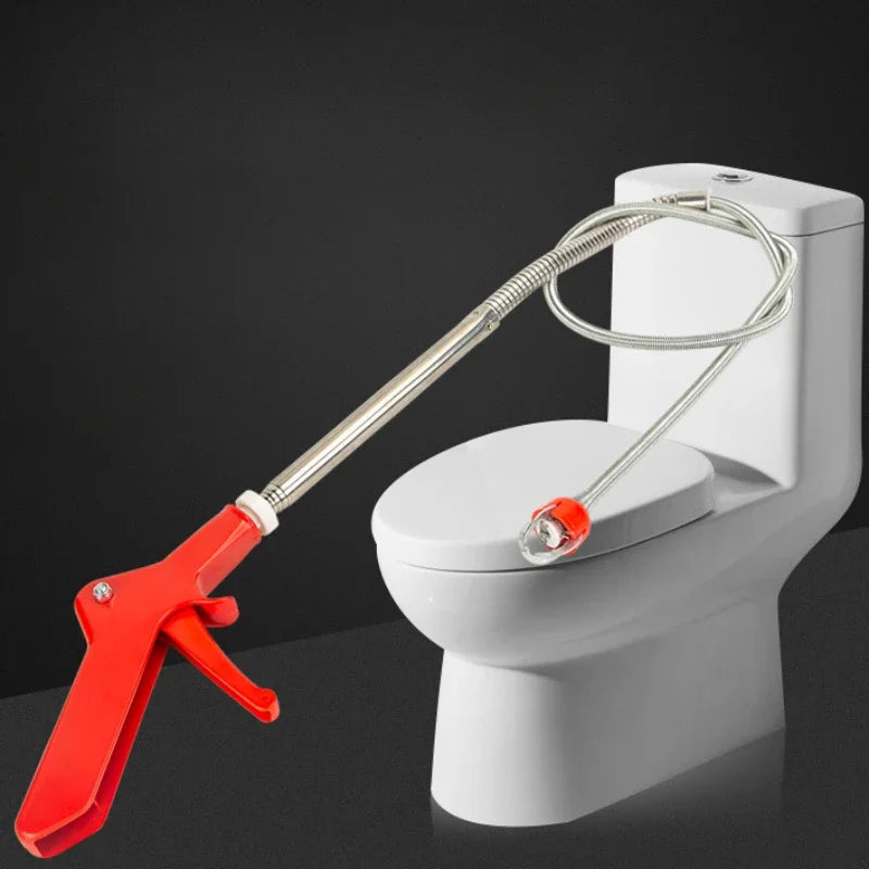 Toilet Unclogger Tool Pipeline  Drain Unblocking Kit One-Stop Plumbing Cleaning Solution Floor Drains  Sewers Efficient Durable