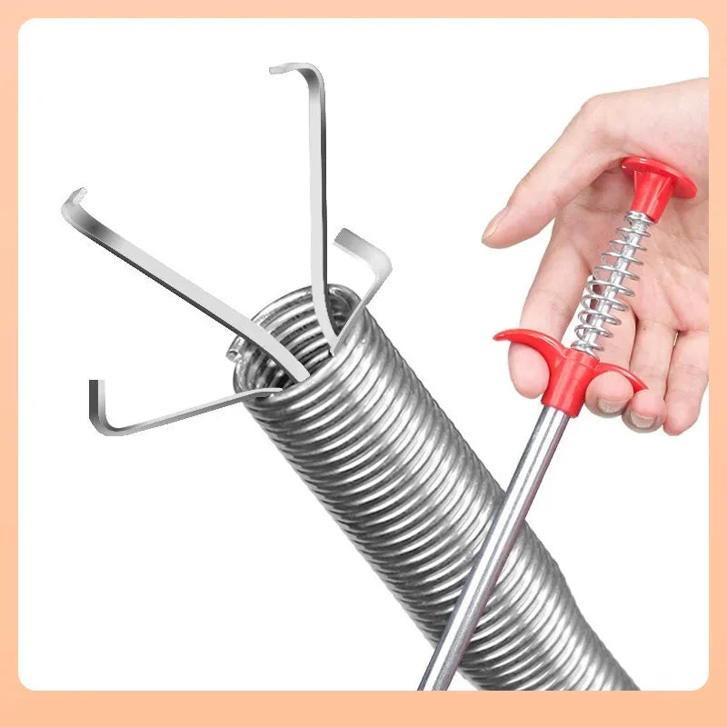 Opens Clogging of Sewage Pipe Cleaning Tool Drain Unclogger Professional Pipe Plunger Drain Clog Remover Clogged Toilet Cleaner