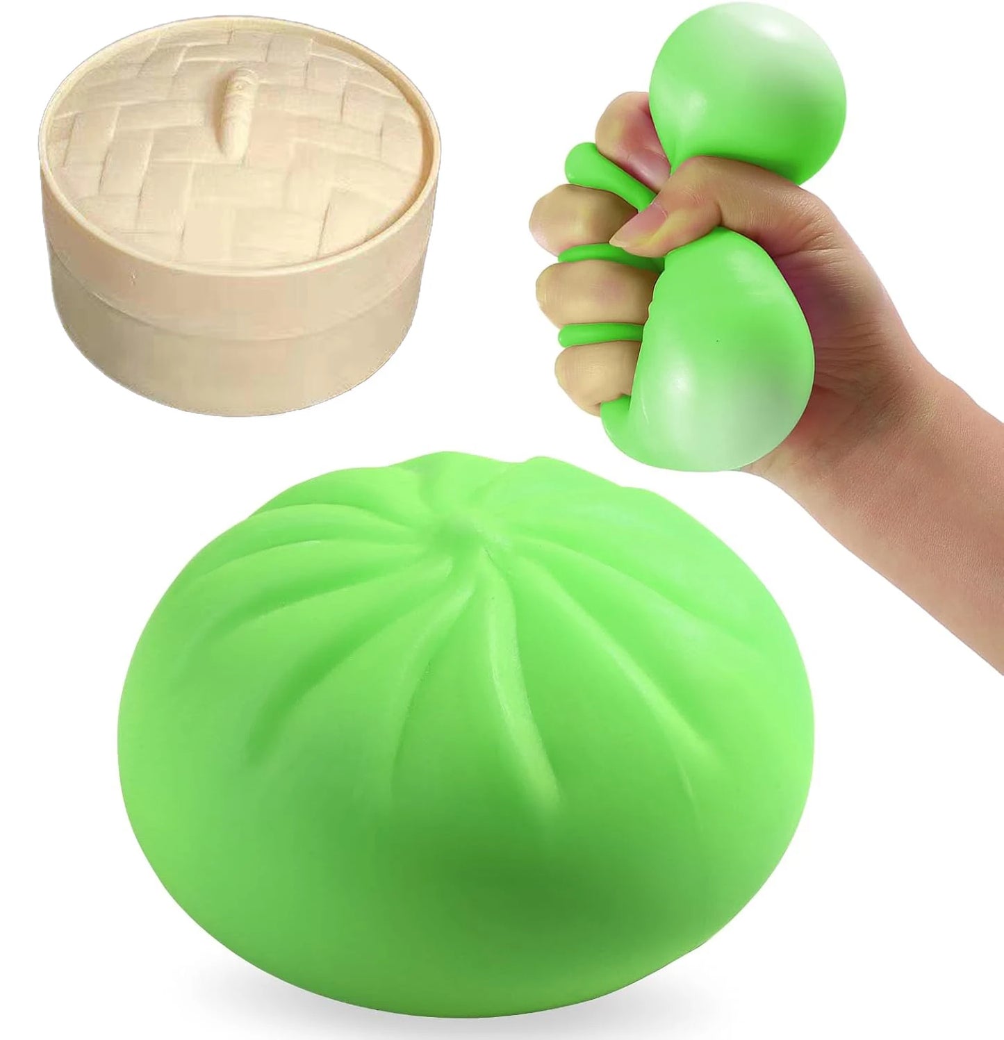 Squishy Dumpling Sensory Toys Mystery Dumpling Squishy Stress Relief Fidget Easter Gifts for Adults