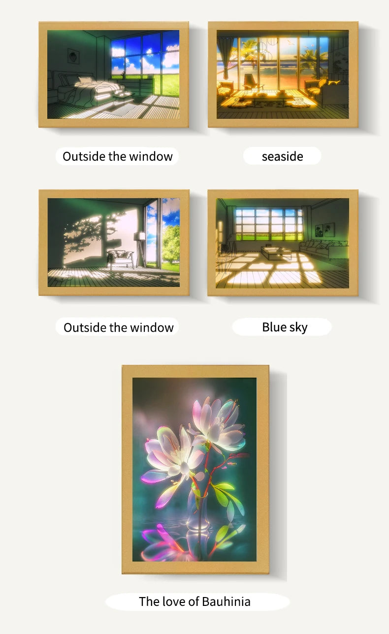 Painting Indoor Sunlight Window Wooden Photo Light