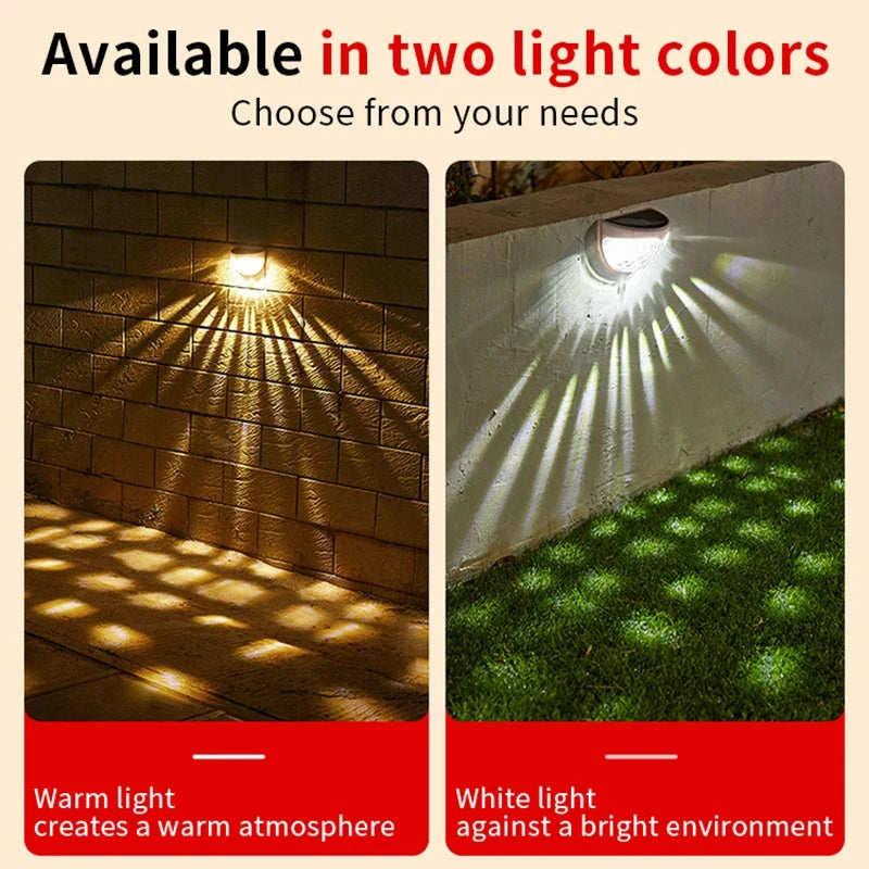 Solar Light Wall Lamps Outdoor - Waterproof