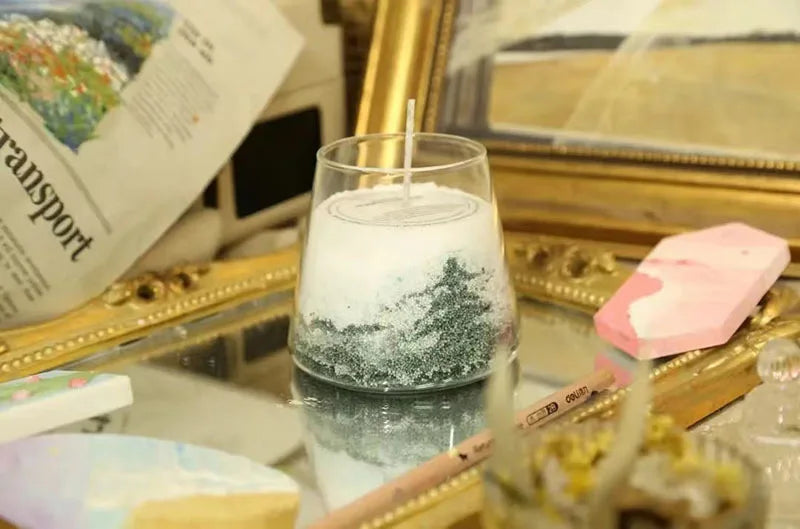 Sand powder candle diy sand painting candle Color Aromatherapy sand wax without cups