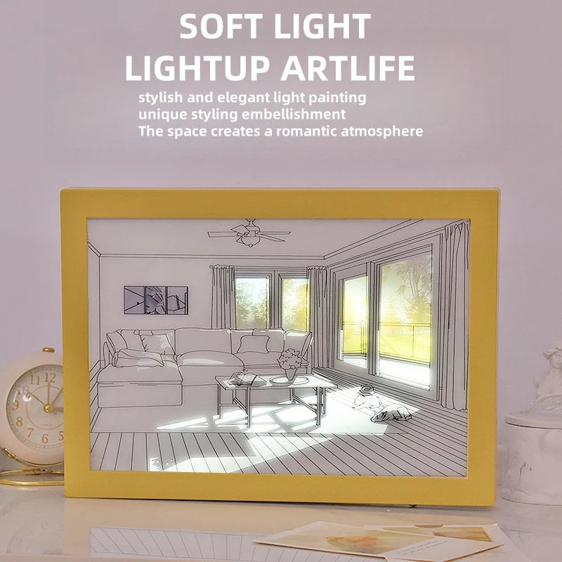 Painting Indoor Sunlight Window Wooden Photo Light