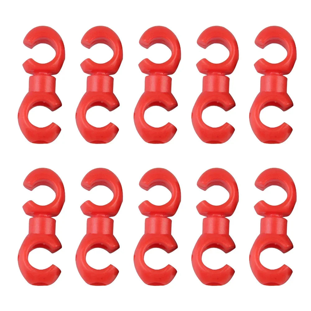 10pcs Bicycle Rotatable Line Pipe Buckle MTB Bike Derailleur Shift Cable Clips