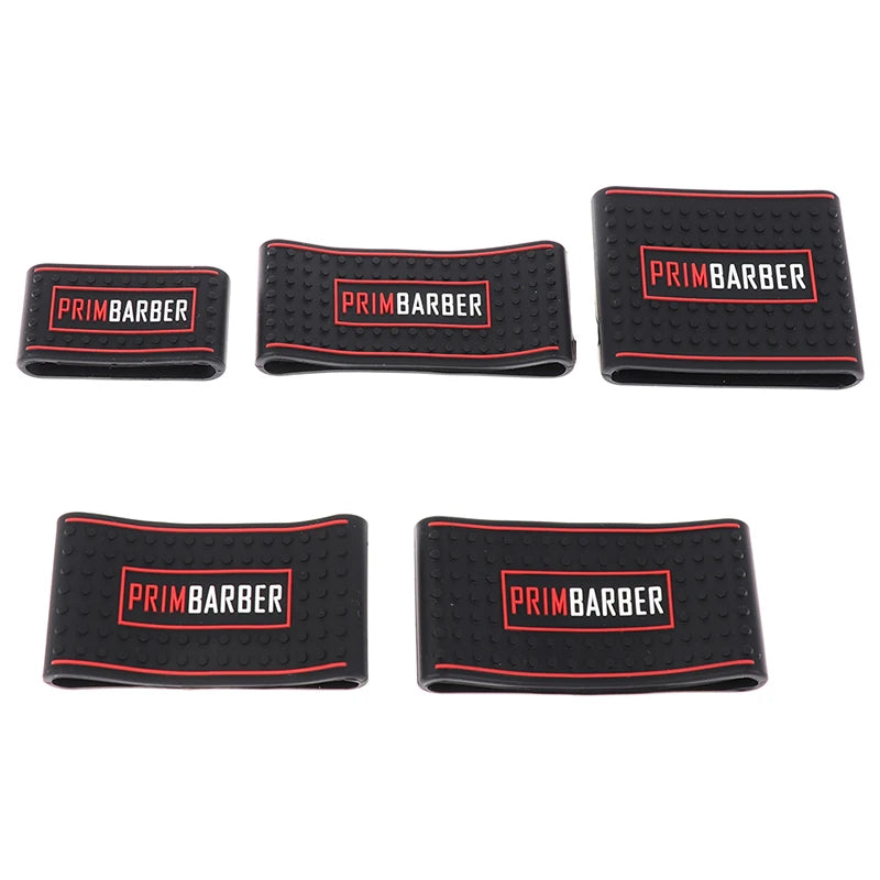 Trimmer Grip Barber 5pcs Hair Clipper Grip Rubber Anti Slide Design Barber Bicycle Grips Hairdressing Decorative Rings