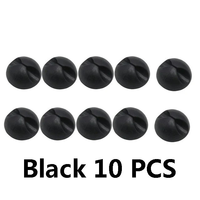 Car Cable Clips Silicone USB Line Desktop Management Compatible Clips for Driving Recorder Wire Organizer Auto Accessories