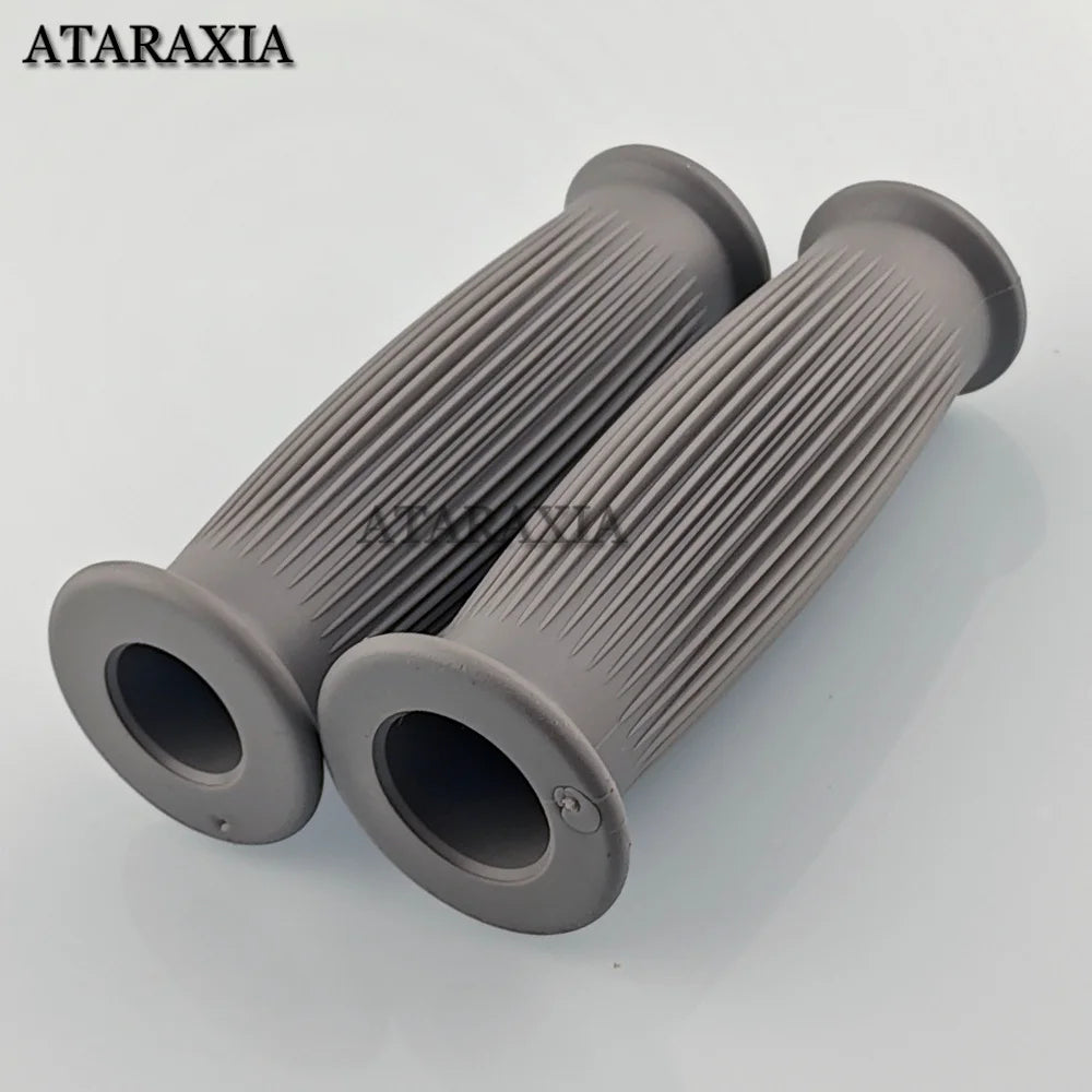Universal 7/8" 22mm 24mm Retro Motorcycle Hand Grips Non-slip Rubber Handlebar Grips for Moto Scooter Motocross Motorbike Grips