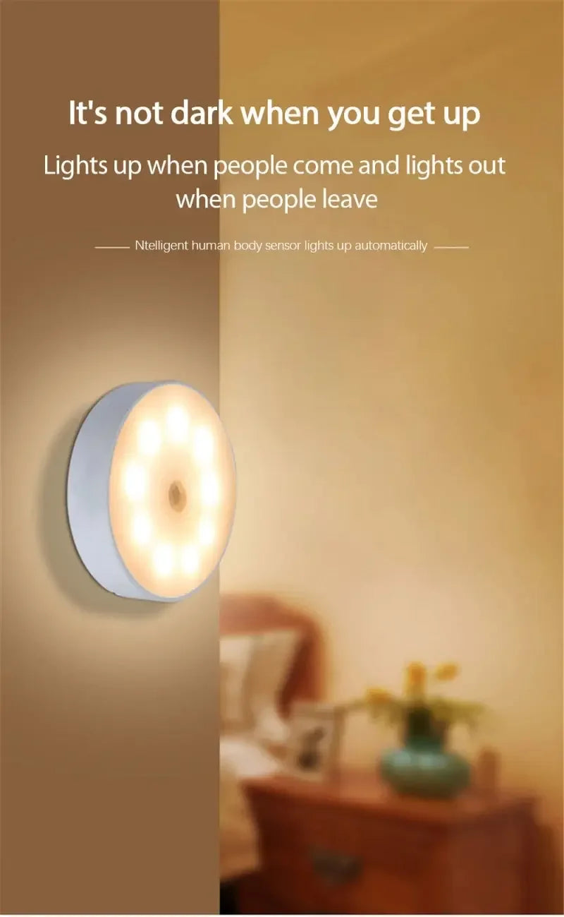 LED Night Light Smart Human Body Sensor